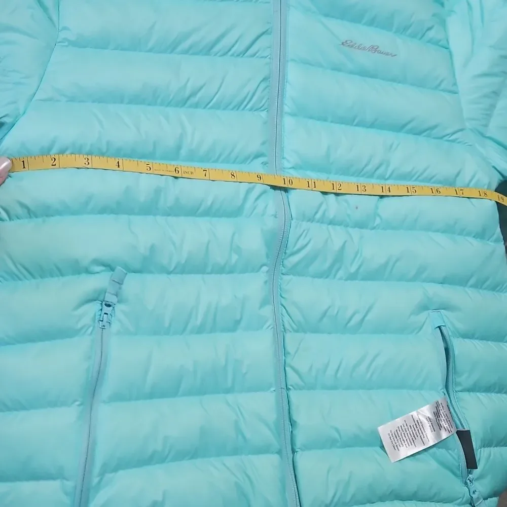 Eddie Bauer Reversible CirrusLite Down Puffer Jacket – Aqua, Girls 14/16
